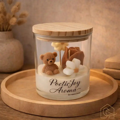 Bärenkerze im Glas - liebevolles Design & dekorative Geschenkkerze - Heimecke.eu