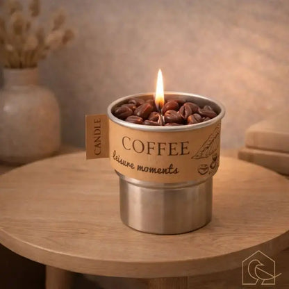 Kaffeekerze im Glas – warmer Kaffeeduft für gemütliche Wohnmomente - Heimecke.eu