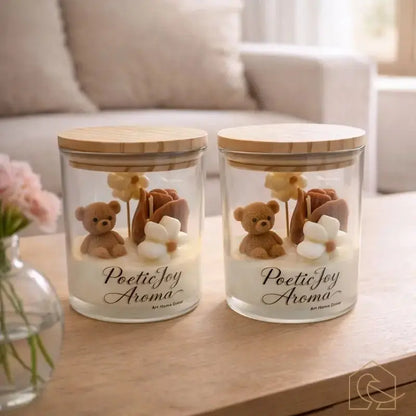 Bärenkerze im Glas - liebevolles Design & dekorative Geschenkkerze - Heimecke.eu