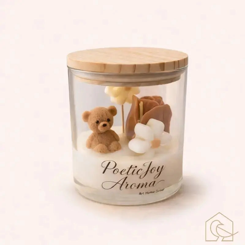 Bärenkerze im Glas - liebevolles Design & dekorative Geschenkkerze - Heimecke.eu