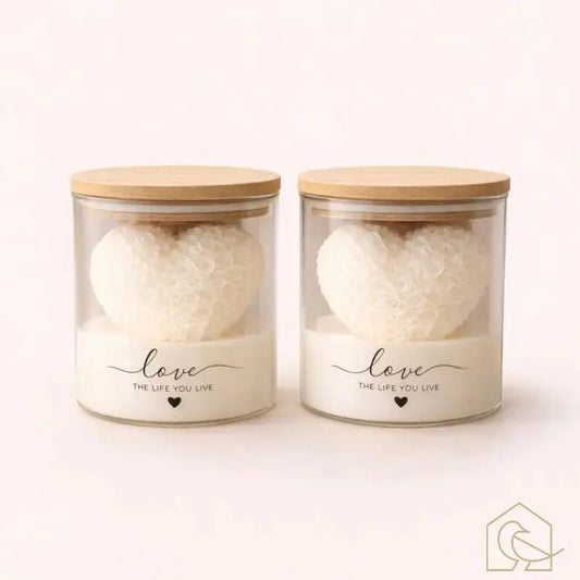 Herzkerze - dekorative Kerze für besondere Momente & Geschenke - Heimecke.eu