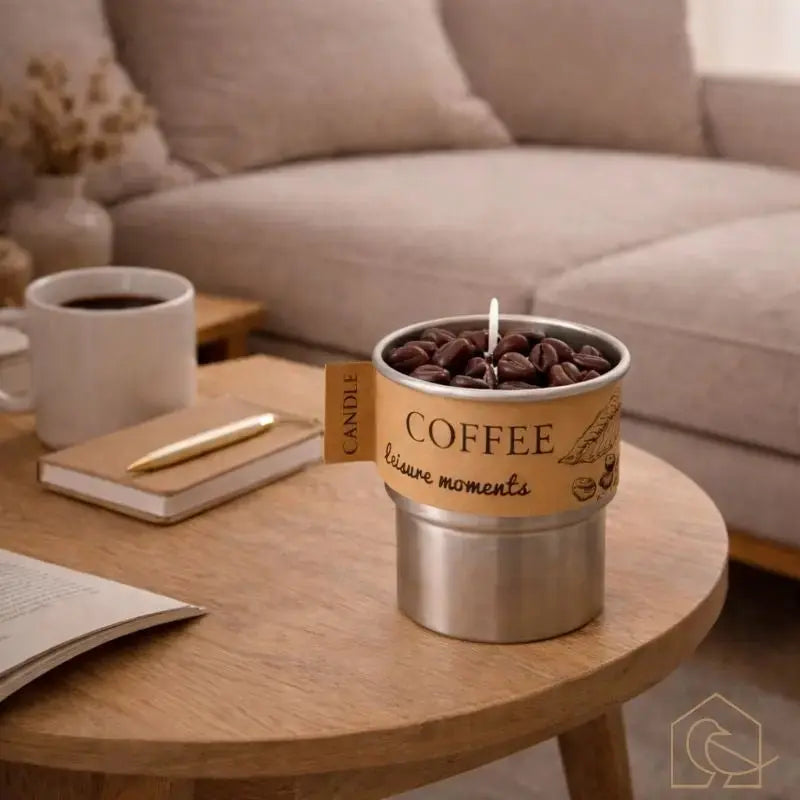 Kaffeekerze im Glas – warmer Kaffeeduft für gemütliche Wohnmomente - Heimecke.eu