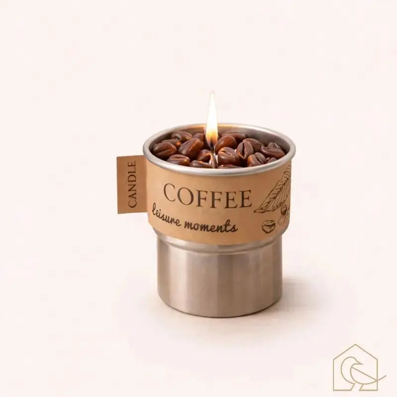 Kaffeekerze im Glas – warmer Kaffeeduft für gemütliche Wohnmomente - Heimecke.eu